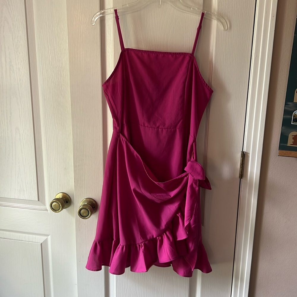 Pink Ruffle Dress